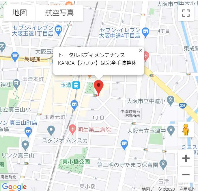 カノアの付近地図